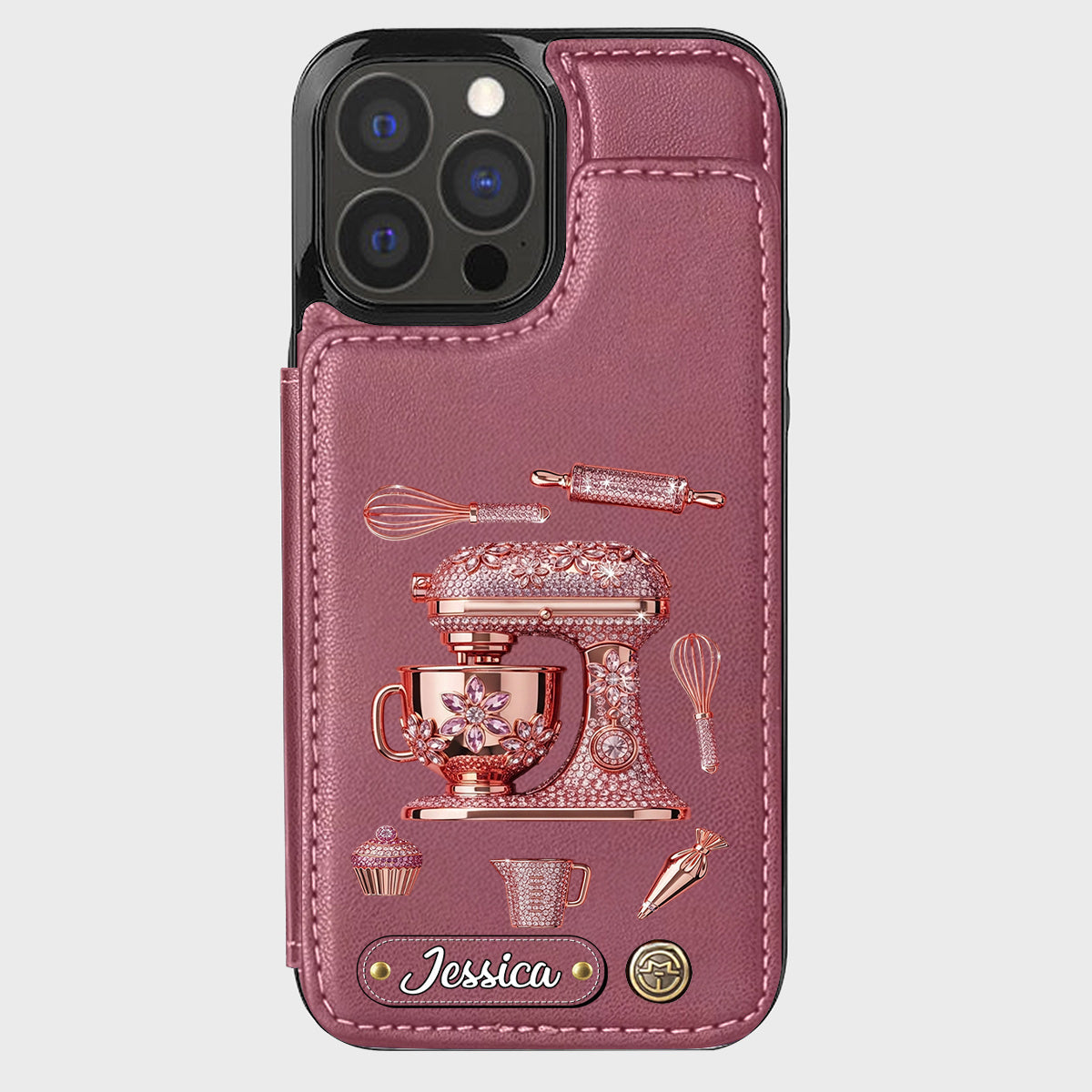 Love Baking - Personalized Baking Wallet Phone Case