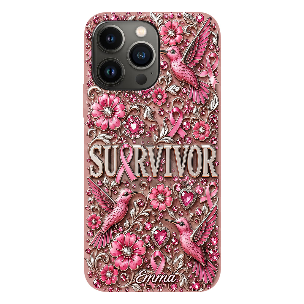 Breast Cancer Awareness - Personalized Breast Cancer Awareness Full Print Phone Case