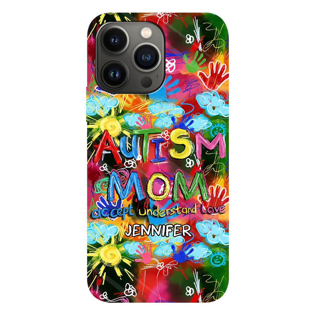 Autism Mom - Personalized Autism Awareness Full Print Phone Case