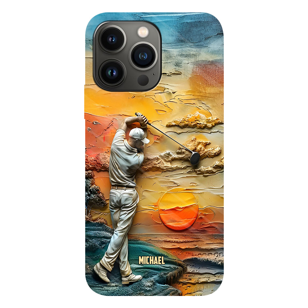 Golf Is My Life - Personalized Golf Full Print Phone Case