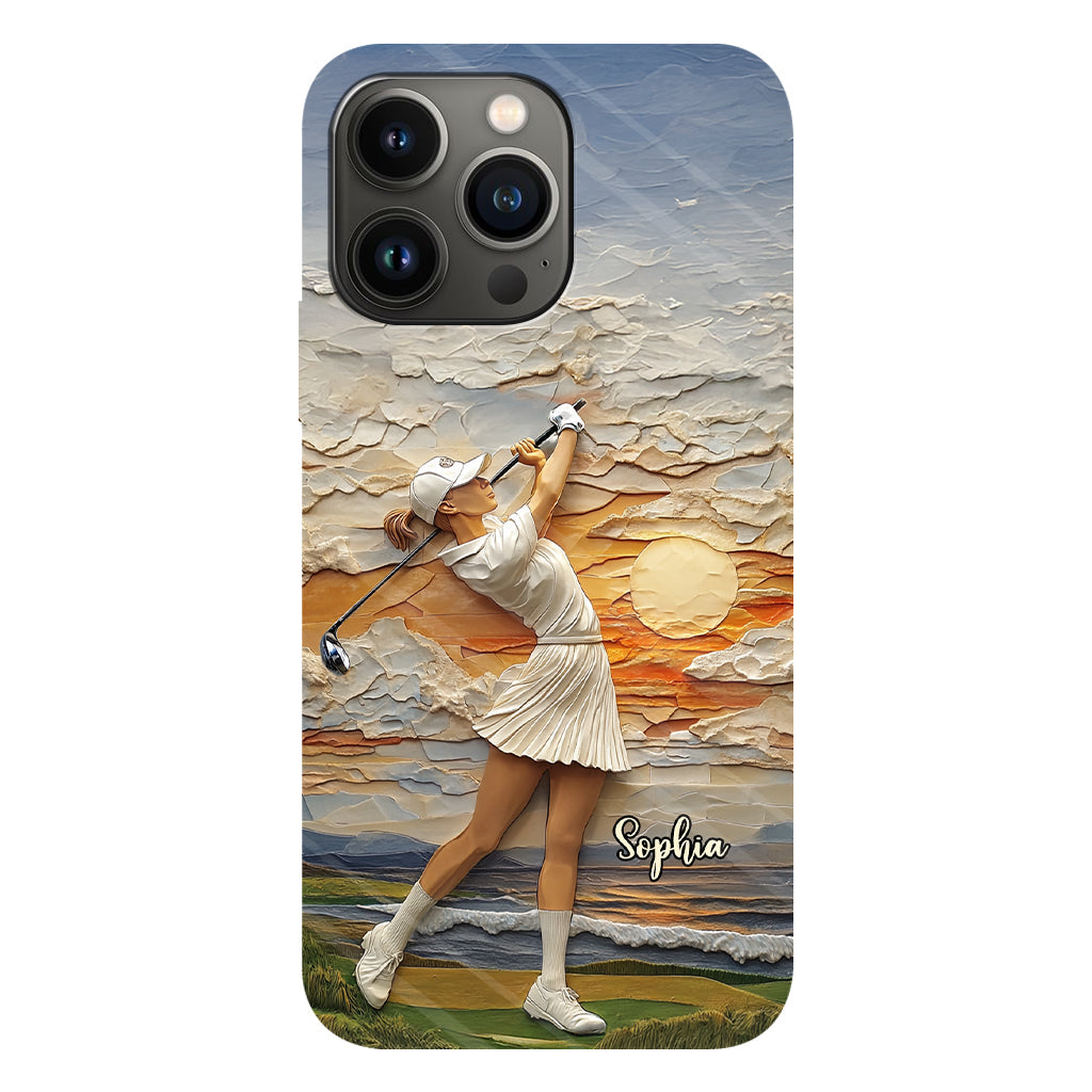 Golf Is My Life - Personalized Golf Full Print Phone Case