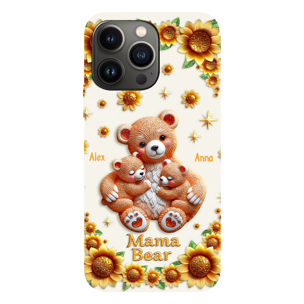 Mama Bear - Personalized Mother Full Print Phone Case