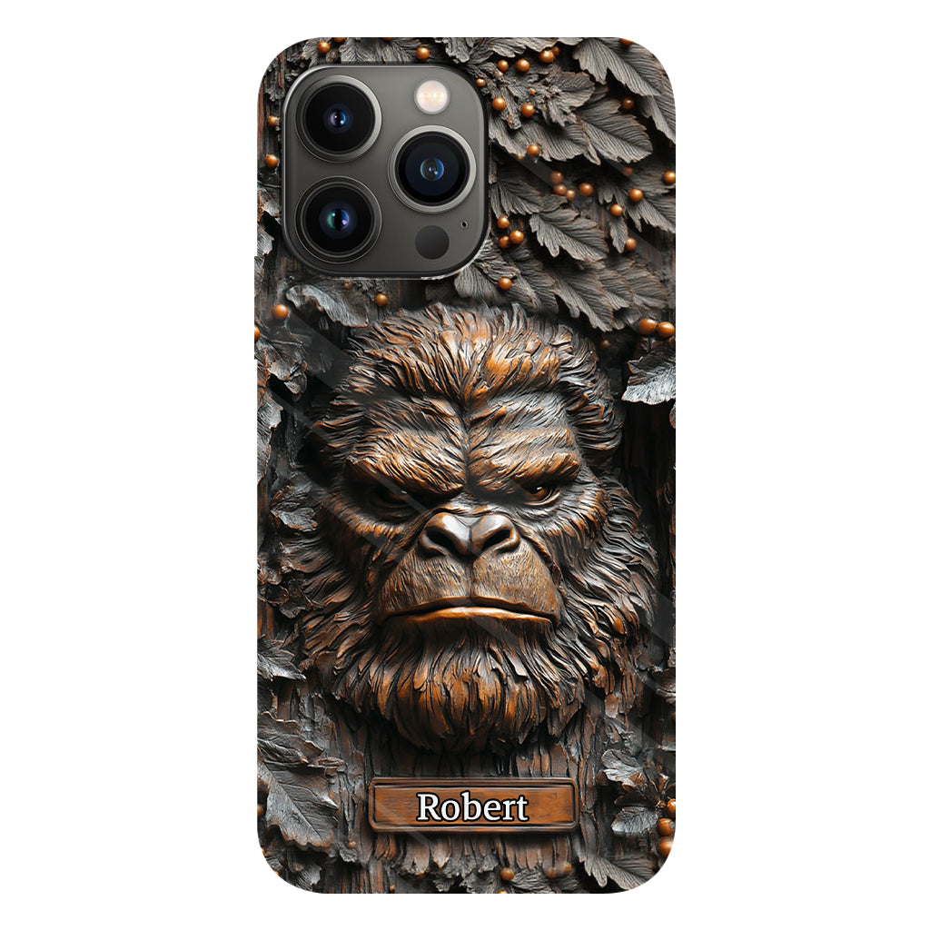Sasquatch - Personalized Camping Full Print Phone Case