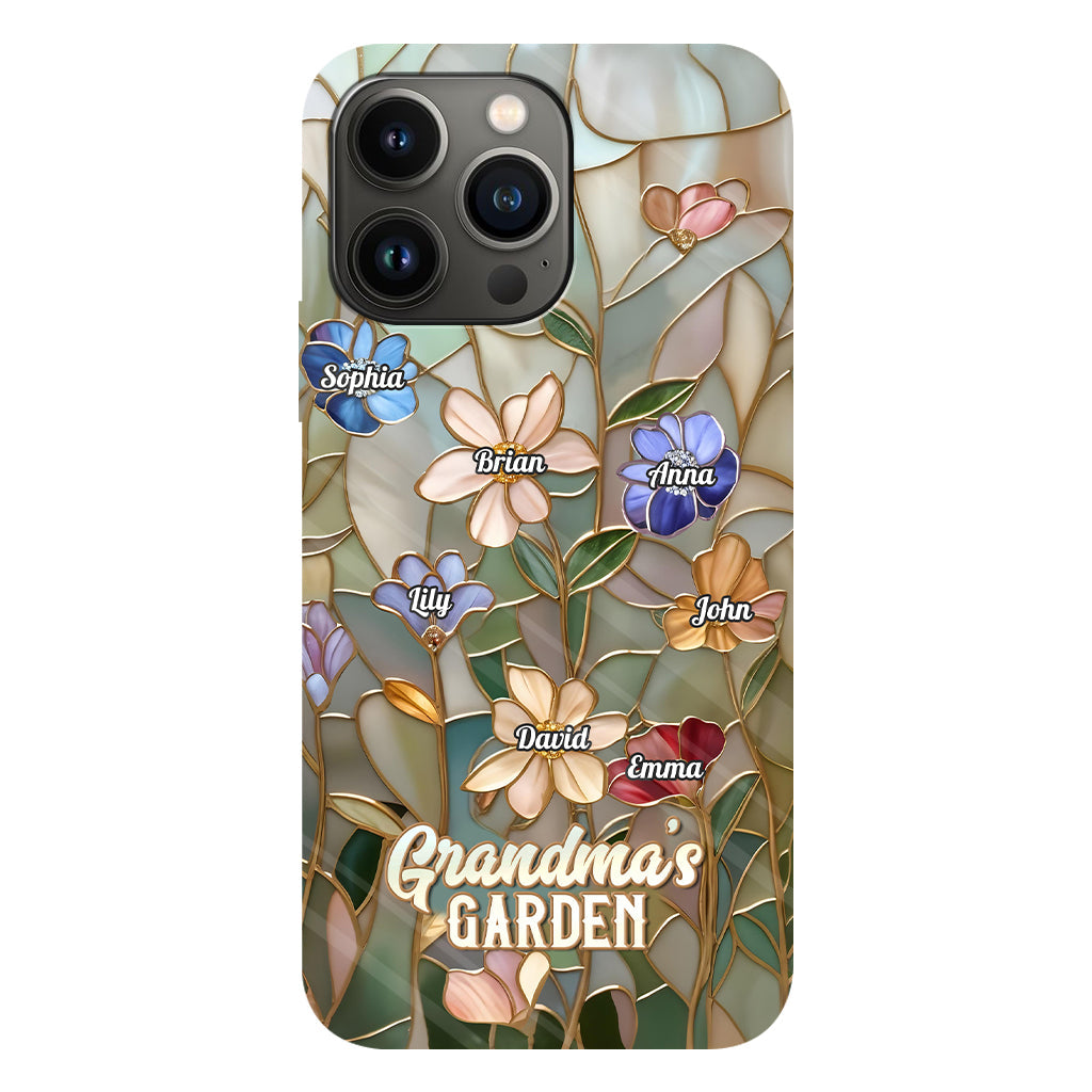 Grandma's Garden - Personalized Grandma Full Print Phone Case