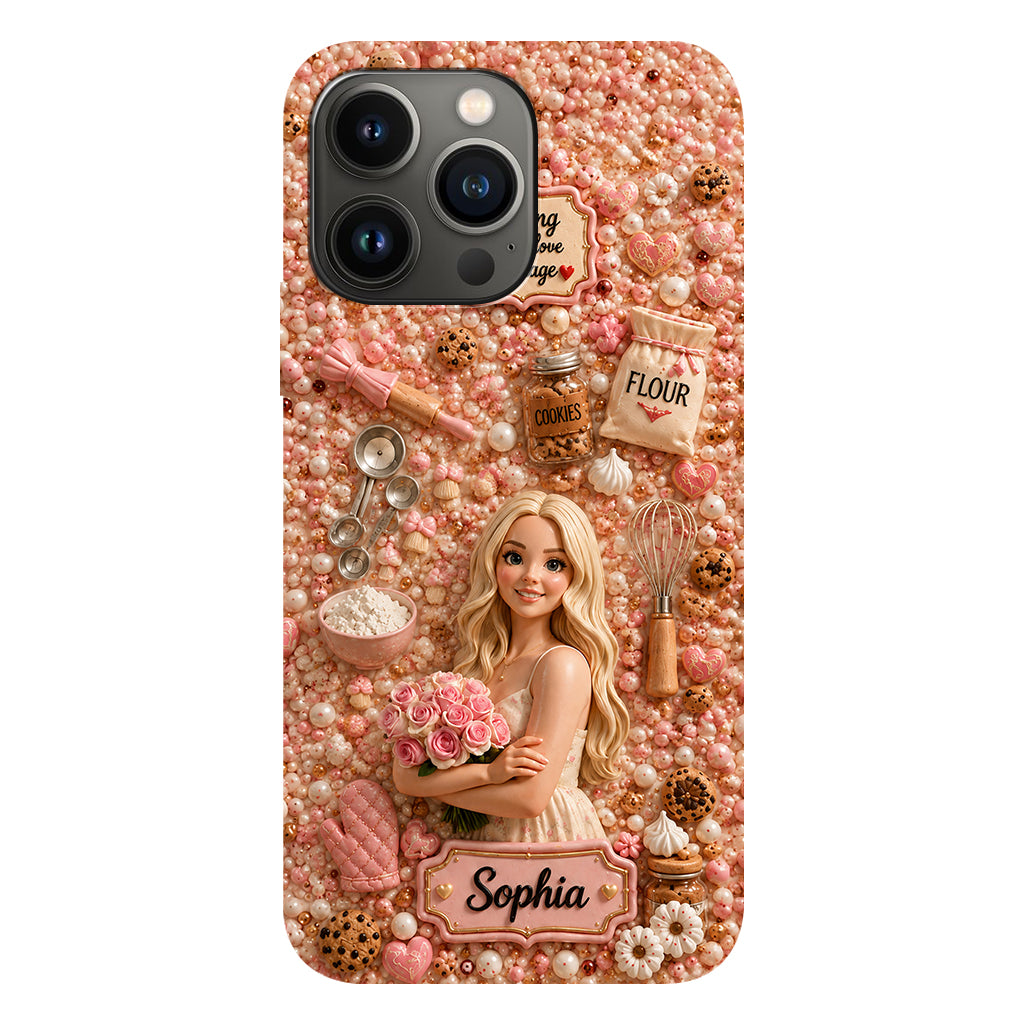 Baking Is My Love Language - Personalized Baking Full Print Phone Case