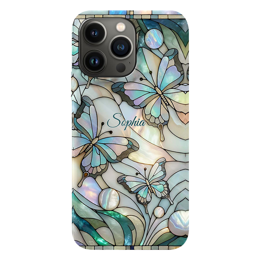 Love Butterflies - Personalized Butterfly Full Print Phone Case