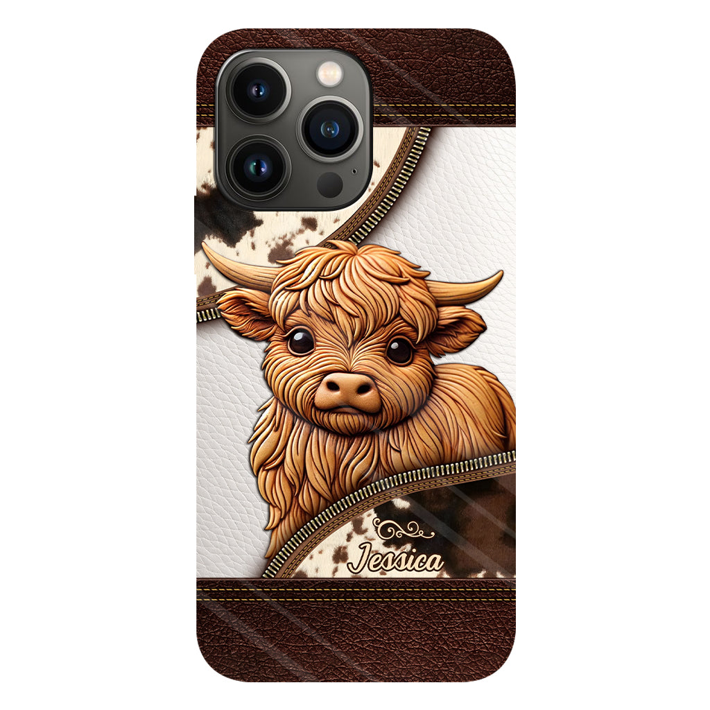 Love Highland Cows - Personalized Full Print Phone Case