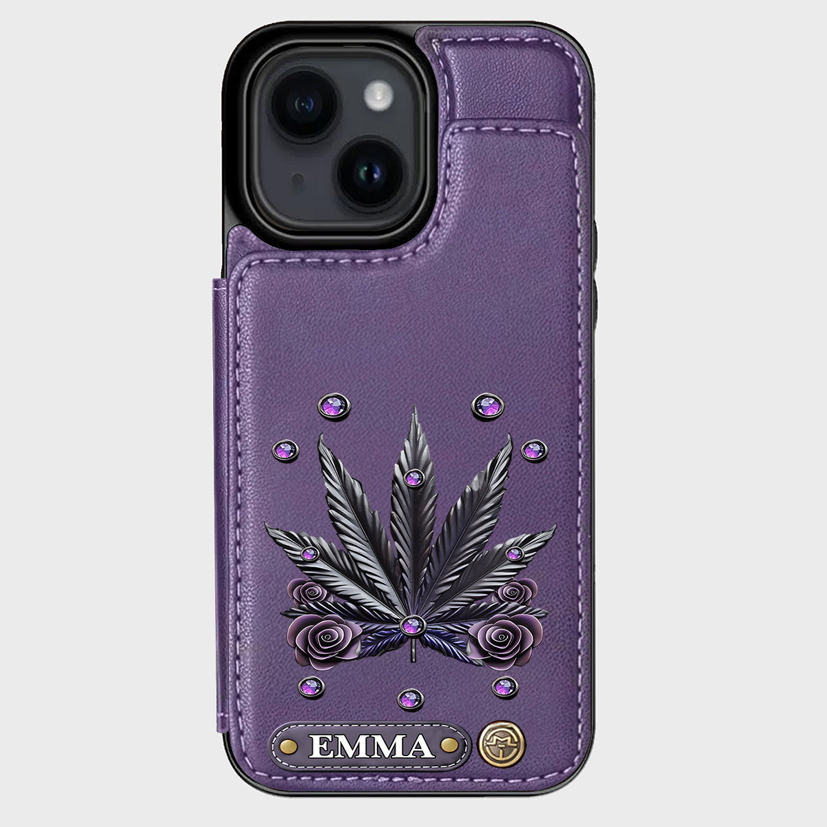 Beautiful Marijuanas - Personalized Weed Wallet Phone Case