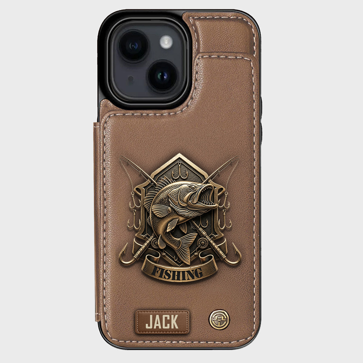 Fishing For Life - Personalized Fishing Wallet Phone Case