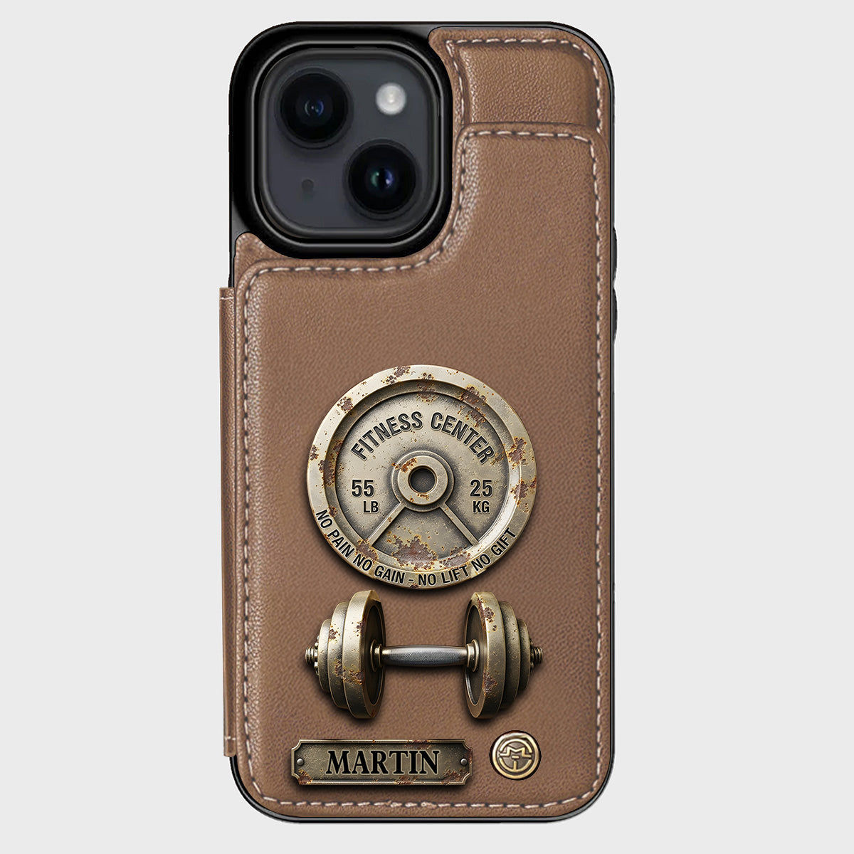 No Pain No Gain - Personalized Fitness Wallet Phone Case