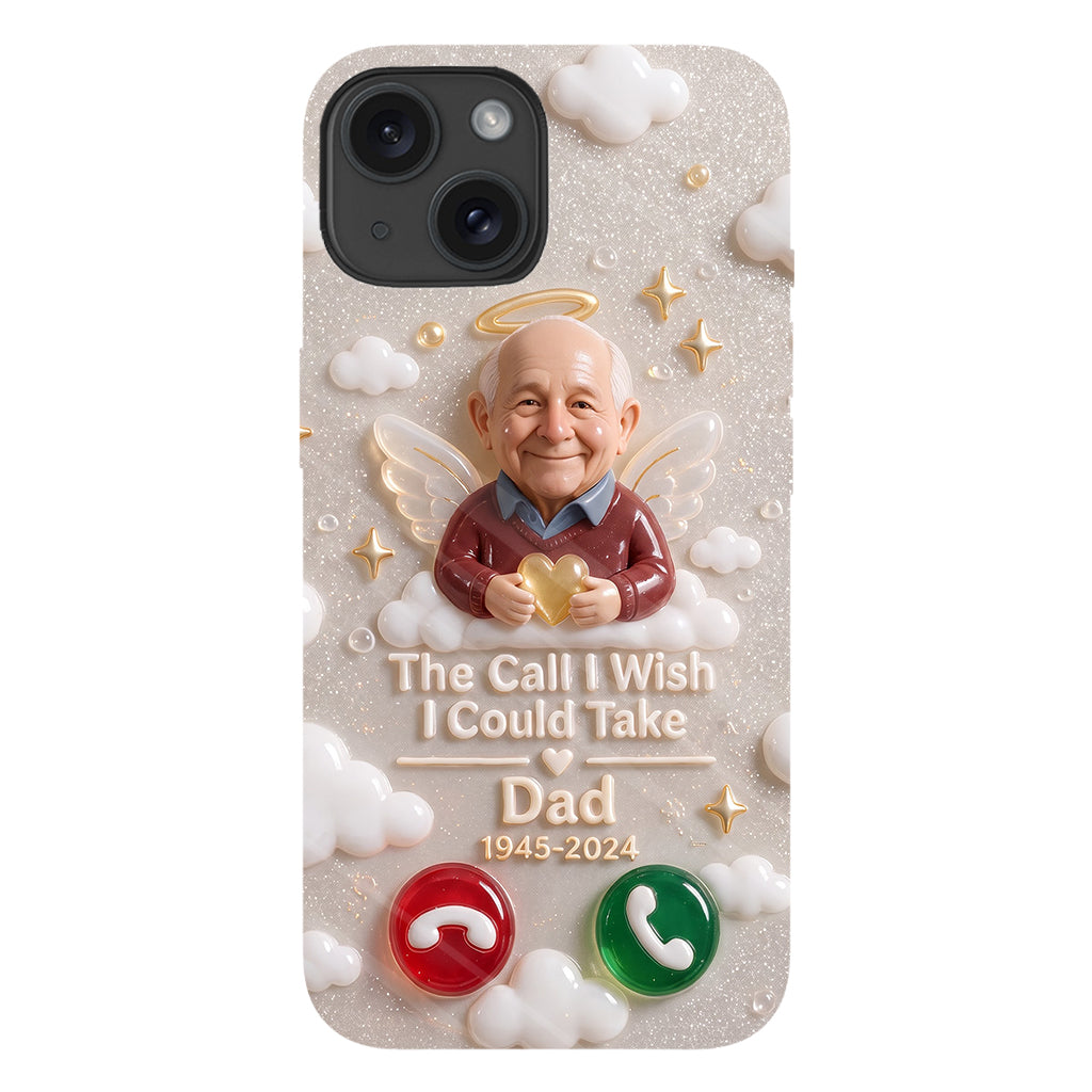 The Call I Wish I Could Take - Personalized Memorial Clear Phone Case