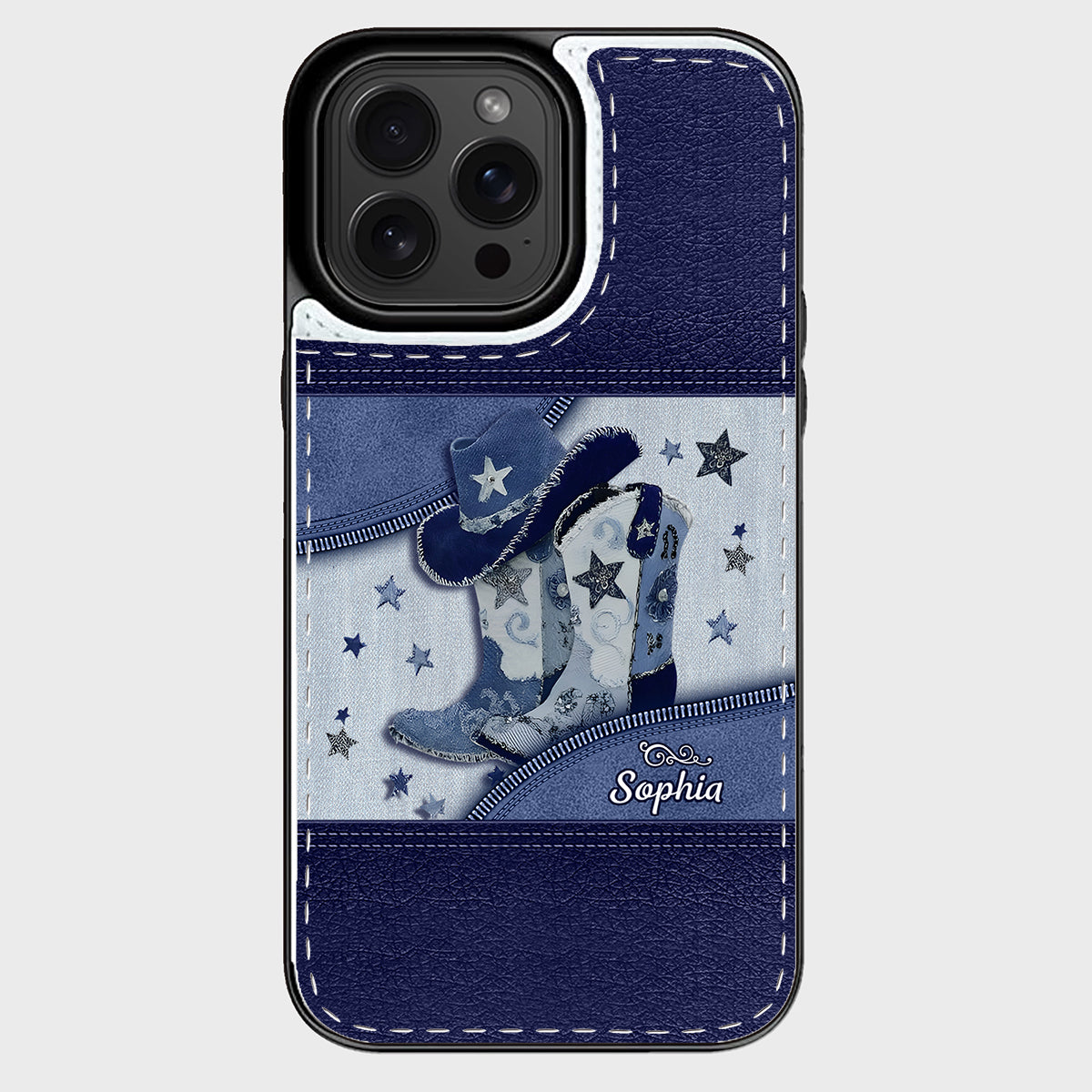 Cowgirl Boots - Personalized Cowgirl Foldable Wallet Phone Case