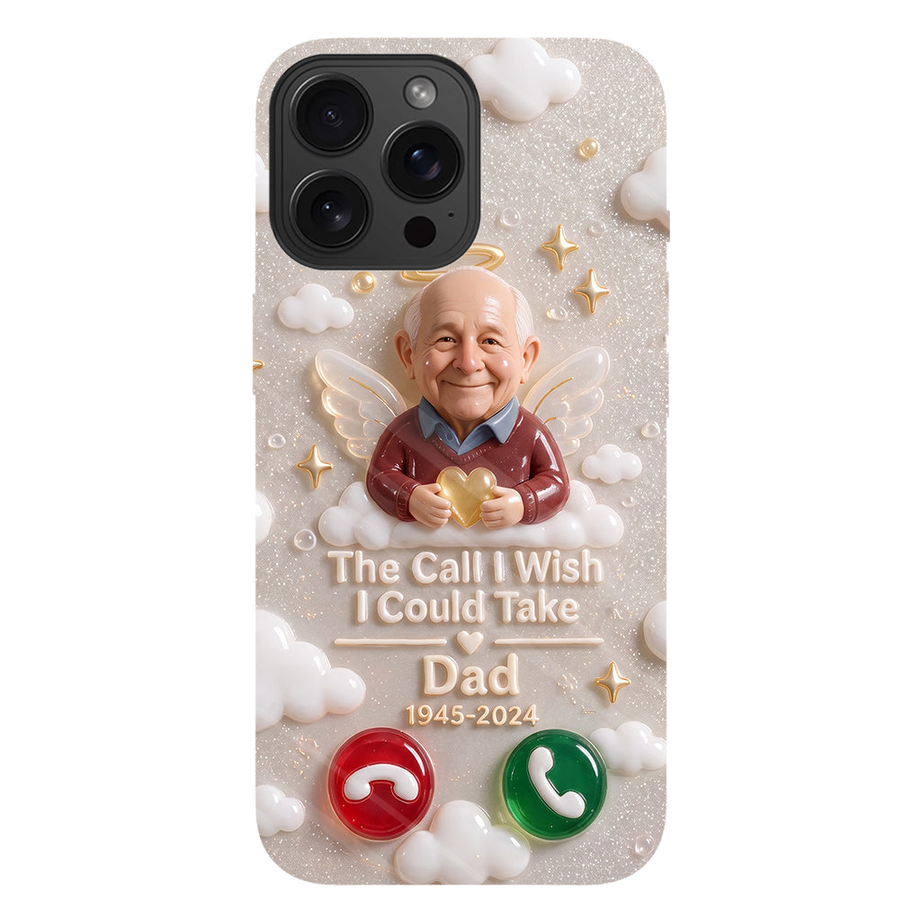 The Call I Wish I Could Take - Personalized Memorial Clear Phone Case