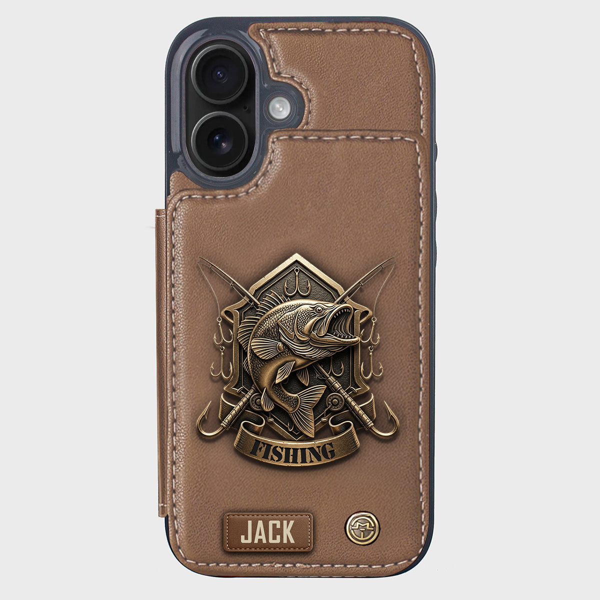 Fishing For Life - Personalized Fishing Wallet Phone Case