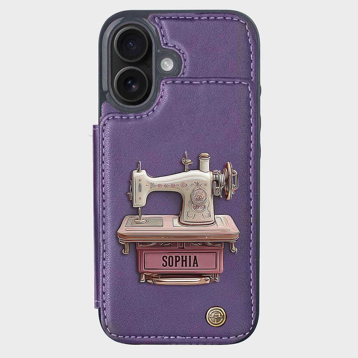 Sewing Machine - Personalized Sewing Wallet Phone Case