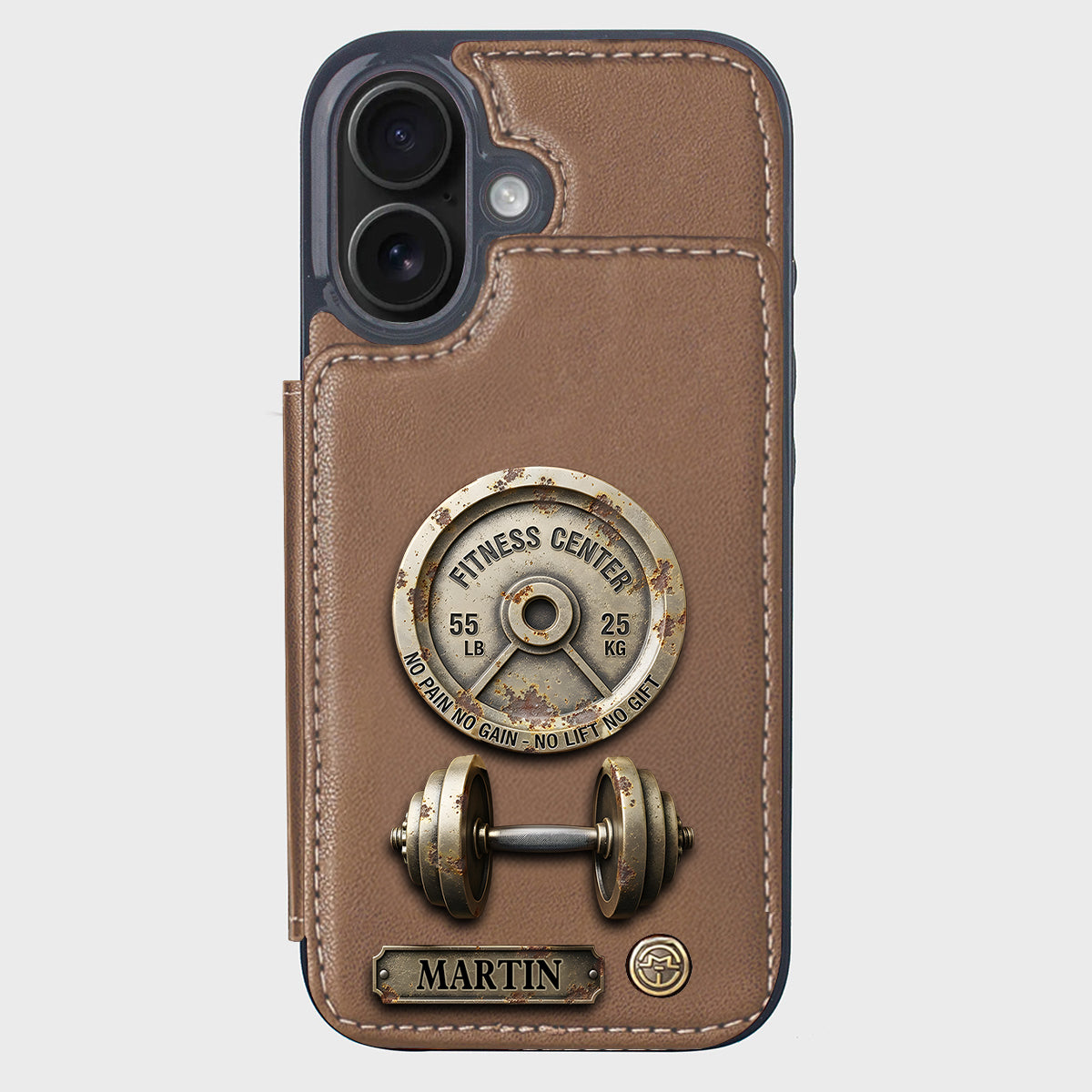 No Pain No Gain - Personalized Fitness Wallet Phone Case