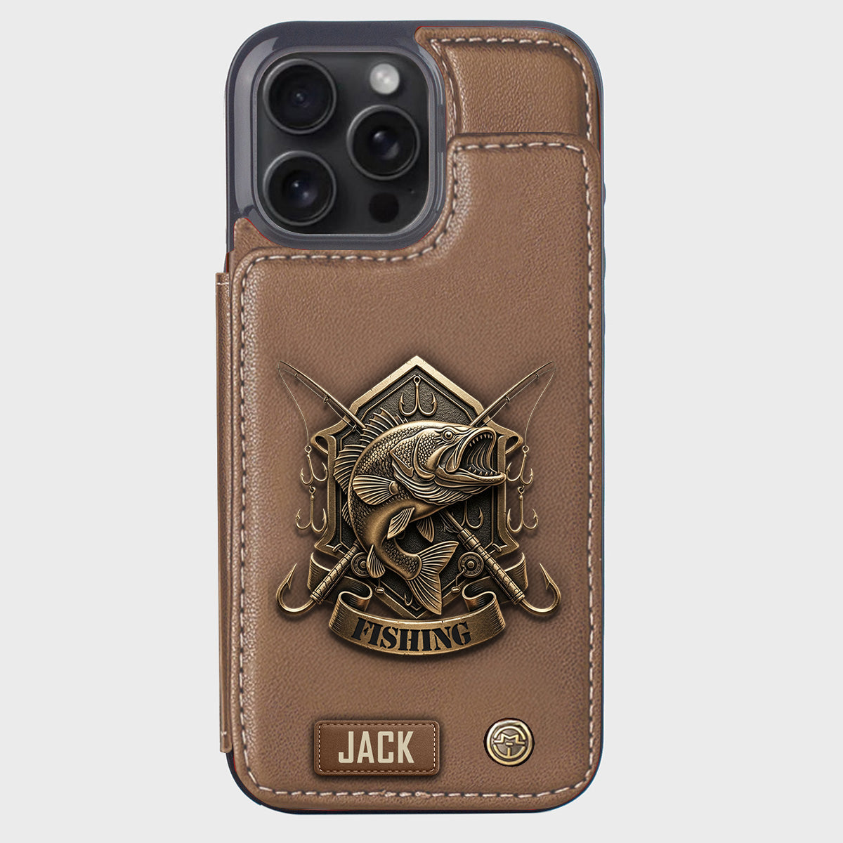 Fishing For Life - Personalized Fishing Wallet Phone Case