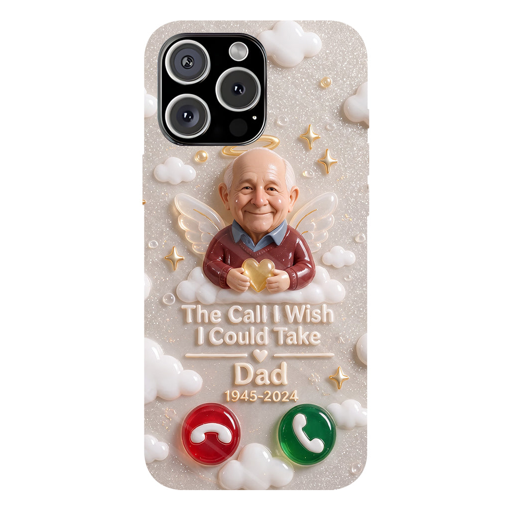 The Call I Wish I Could Take - Personalized Memorial Clear Phone Case