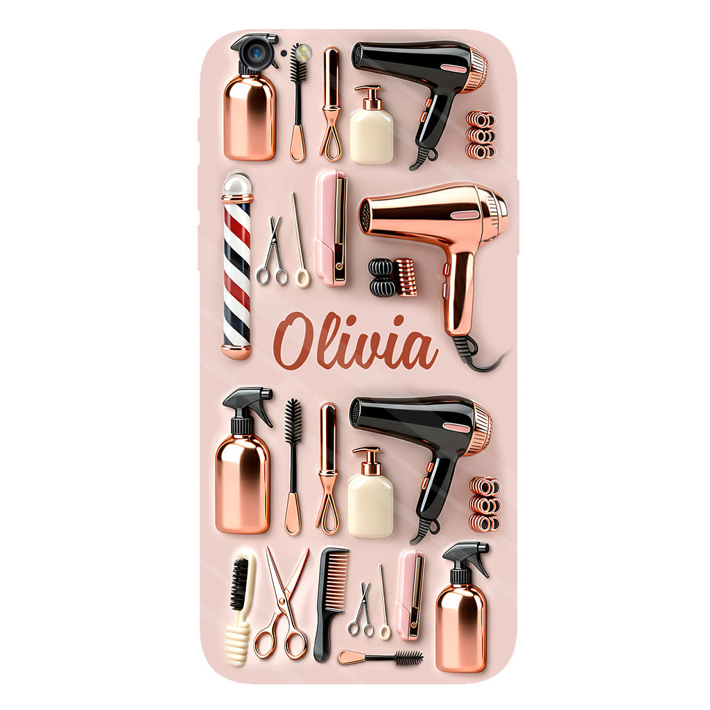 Perfekter Friseur – Personalisierte Handyhülle mit Friseurmotiv und Vollbild