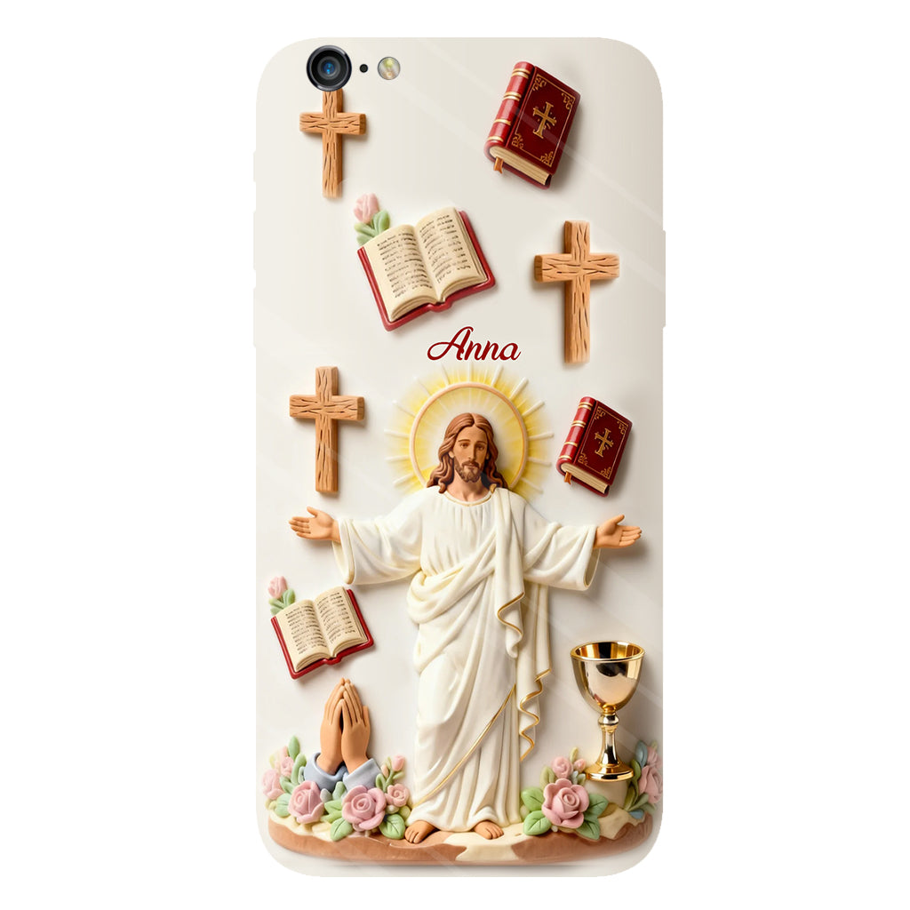 Faith Over Fear - Personalized Christian Full Print Phone Case