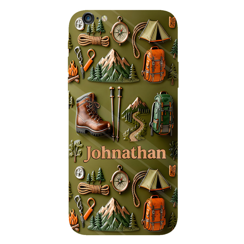 Hiking Makes Me Happy - Personalized Hiking Full Print Phone Case