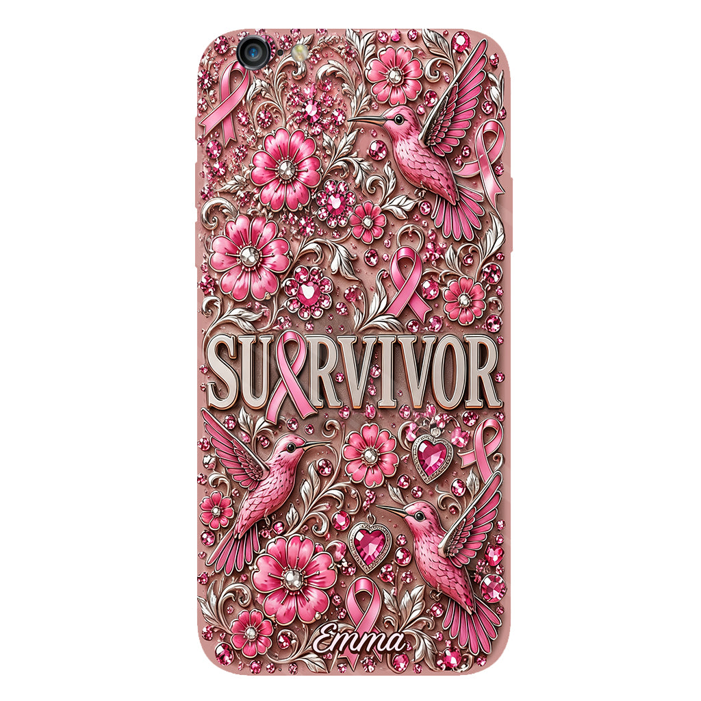Breast Cancer Awareness - Personalized Breast Cancer Awareness Full Print Phone Case