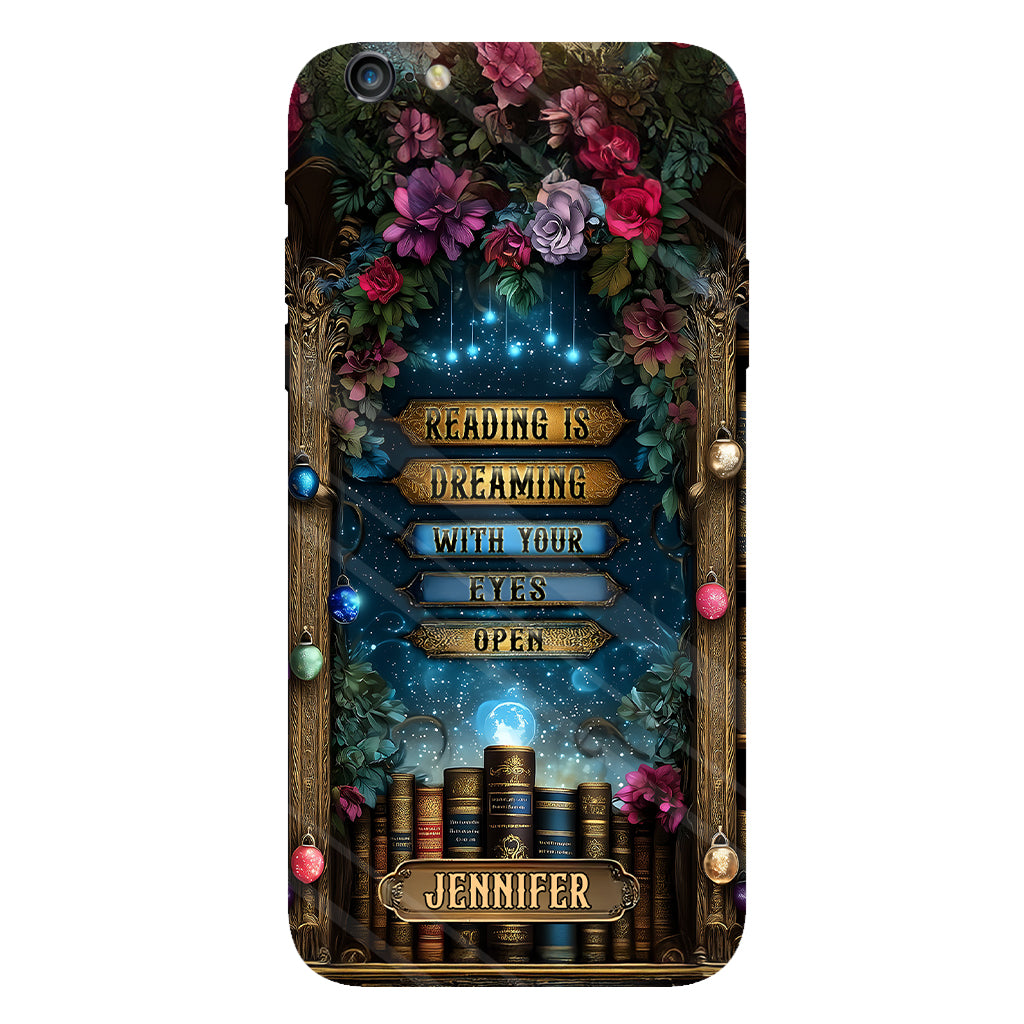 Reading is Dreaming - Personalized Book Full Print Phone Case