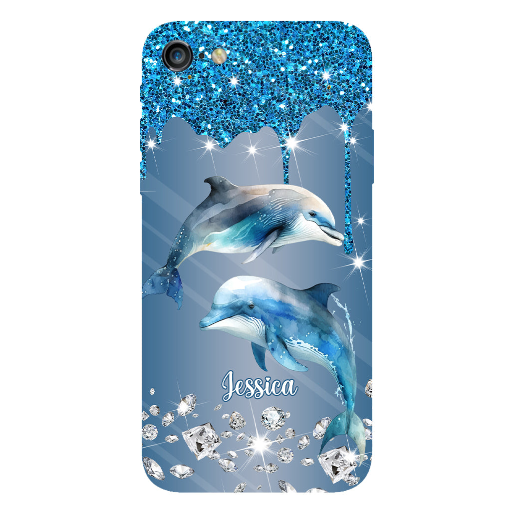 Beautiful Dolphins - Personalized Dolphin Full Print Phone Case