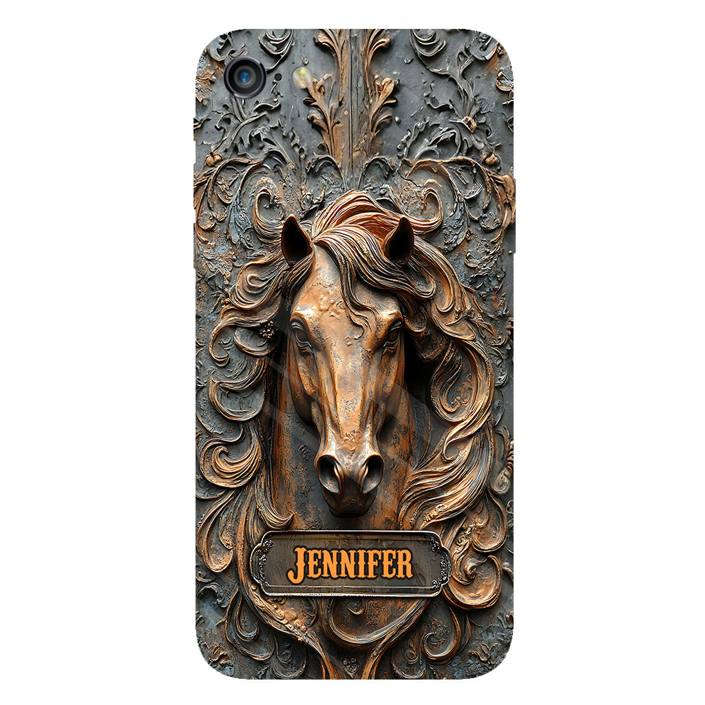 Liebe Pferde – Personalisierte Handyhülle mit Pferdemotiv