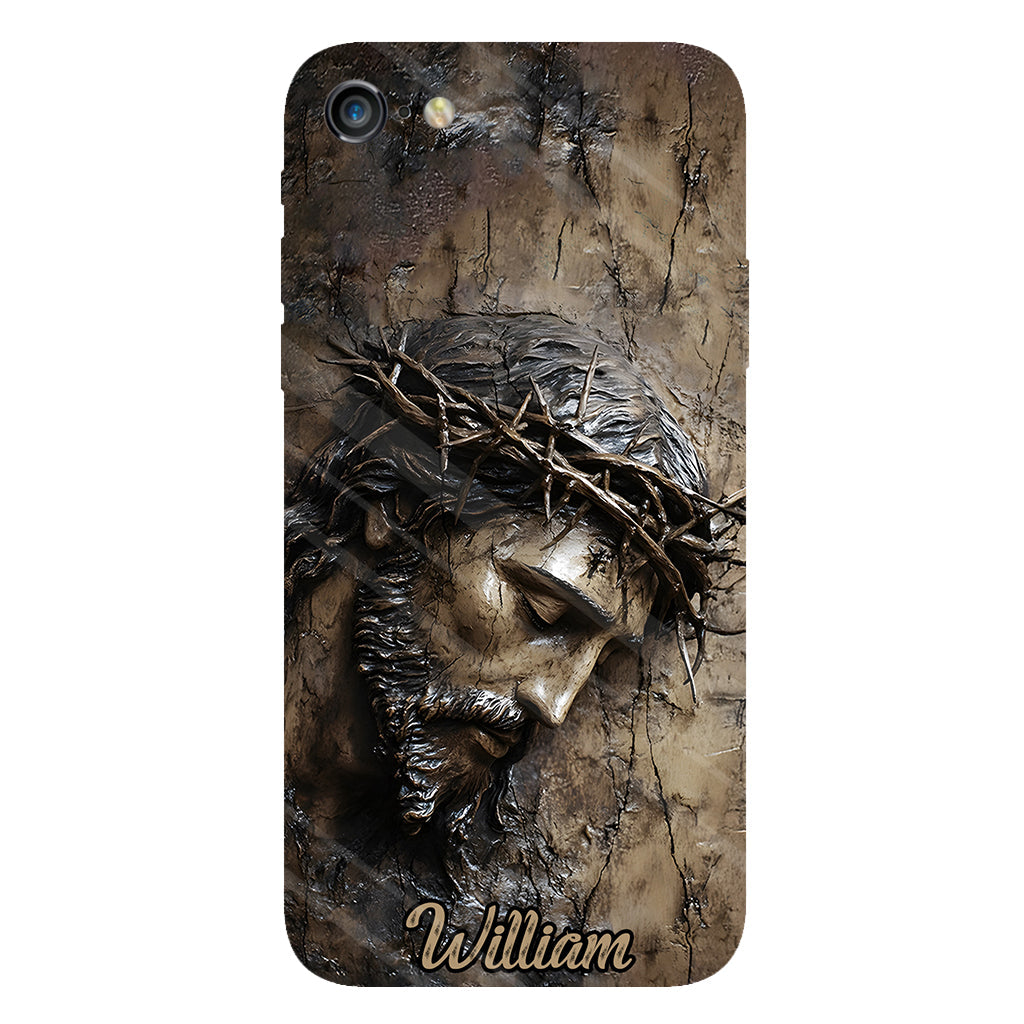 Glaube, Hoffnung, Liebe – Personalisierte Handyhülle mit christlichem Vollbilddruck