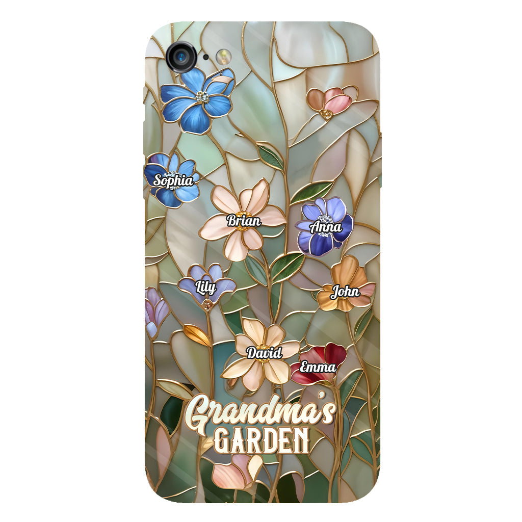 Grandma's Garden - Personalized Grandma Full Print Phone Case