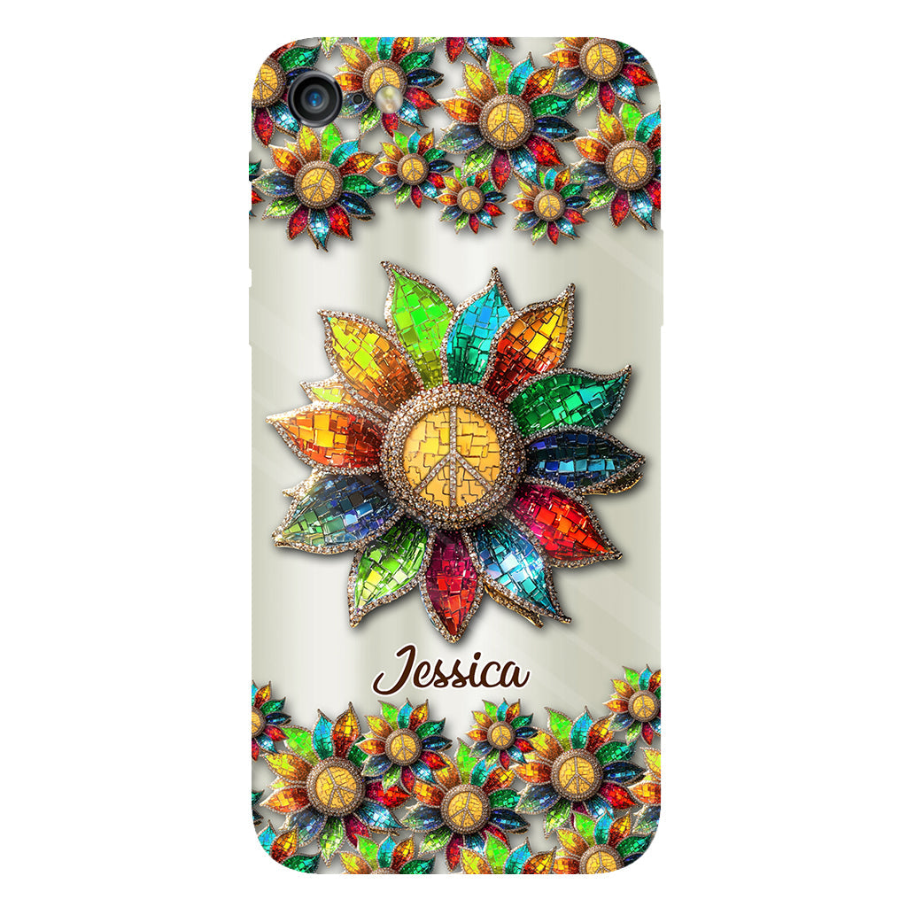 Hippie Soul – Personalisierte Handyhülle mit Hippie-Vollbilddruck