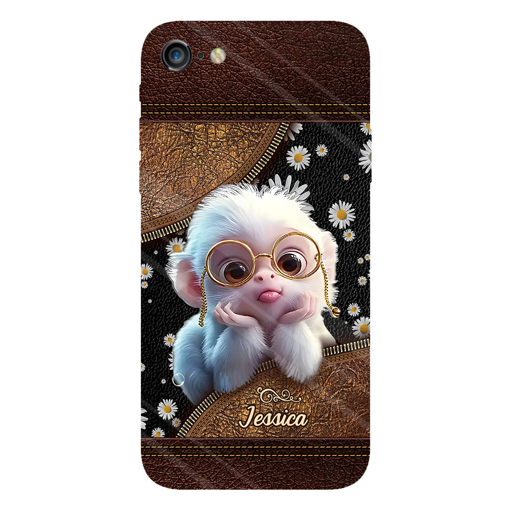 Cute Monkey - Personalized Full Print Phone Case
