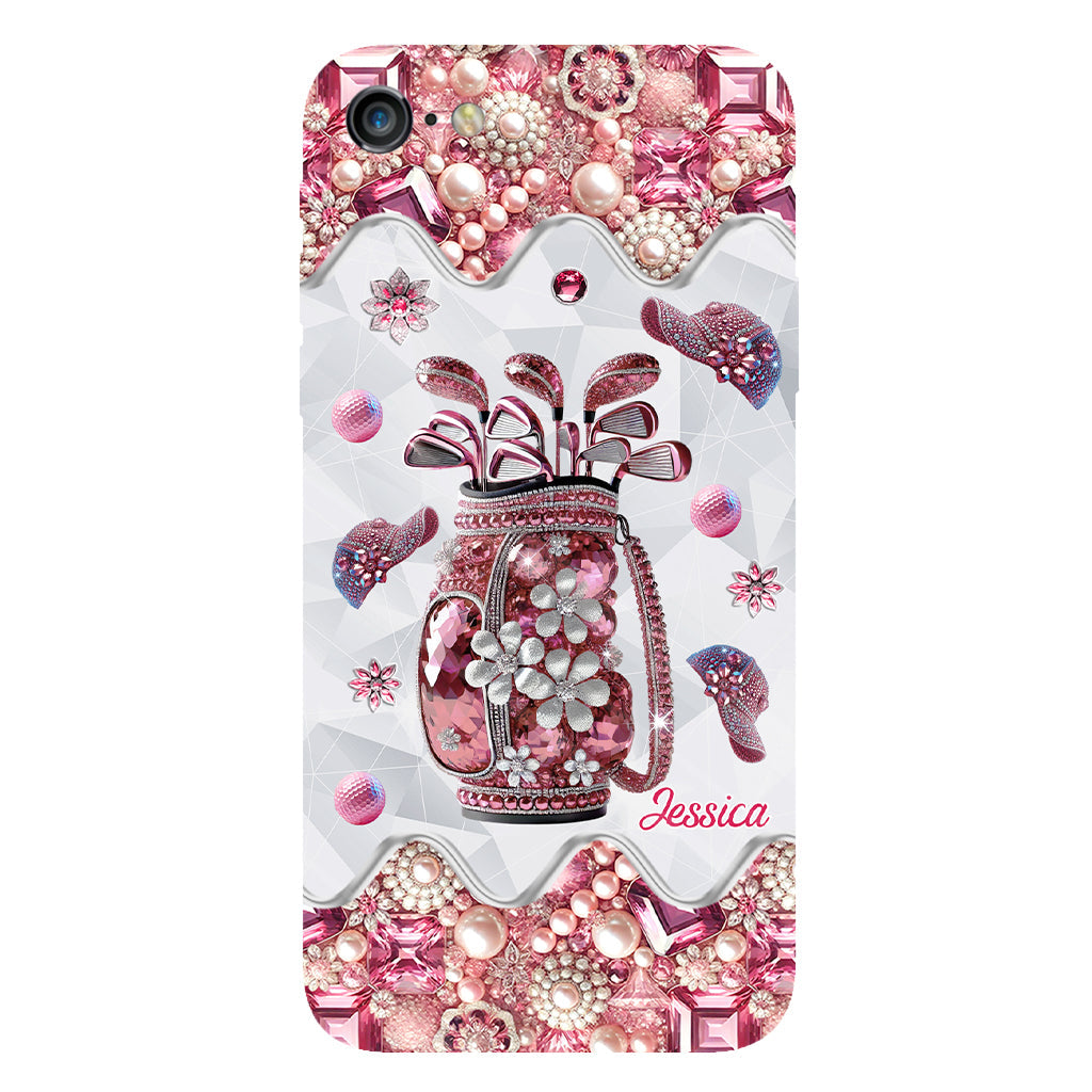 Just A Girl Who Loves Golf - Personalized Golf Full Print Phone Case