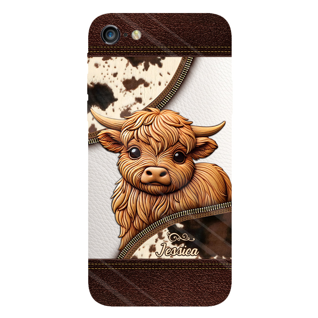 Love Highland Cows - Personalized Full Print Phone Case