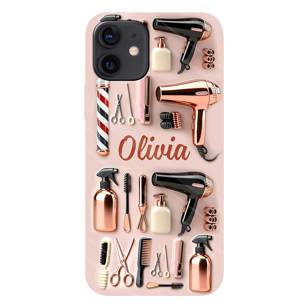 Perfekter Friseur – Personalisierte Handyhülle mit Friseurmotiv und Vollbild