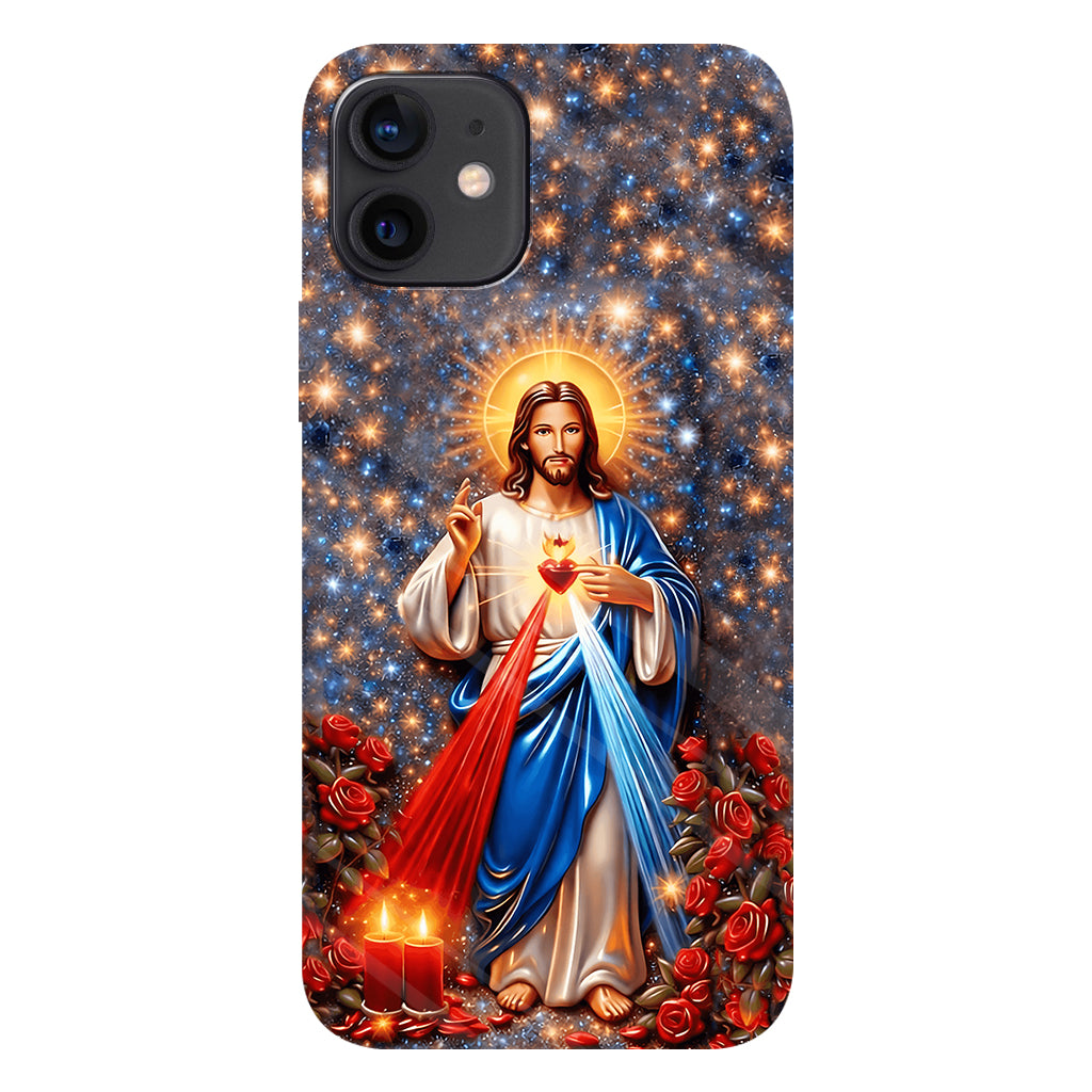 Sacred Heart of Jesus - Personalized Christian Full Print Phone Case