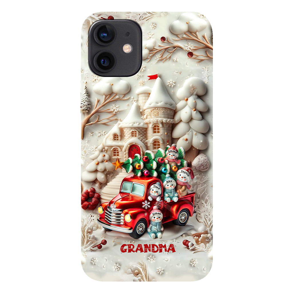 Nana's Little Cuties - Personalized Grandma Full Print Phone Case