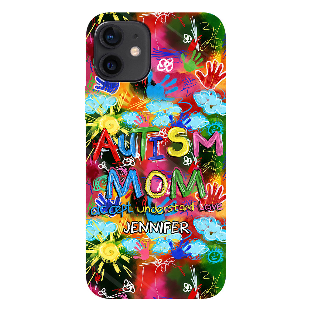 Autism Mom - Personalized Autism Awareness Full Print Phone Case