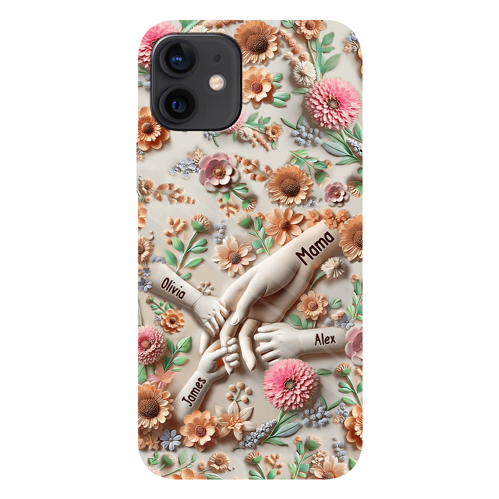 Hold Our Hands - Personalized Mother Full Print Phone Case