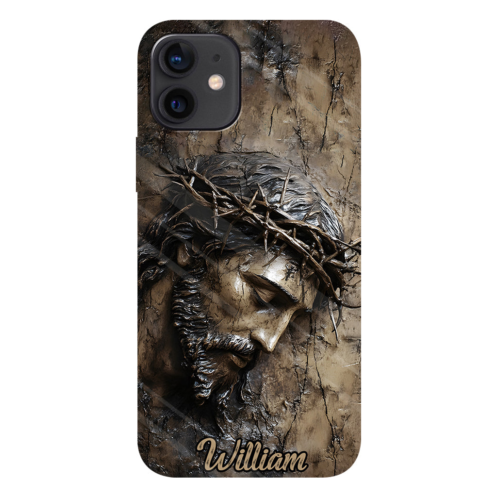 Glaube, Hoffnung, Liebe – Personalisierte Handyhülle mit christlichem Vollbilddruck