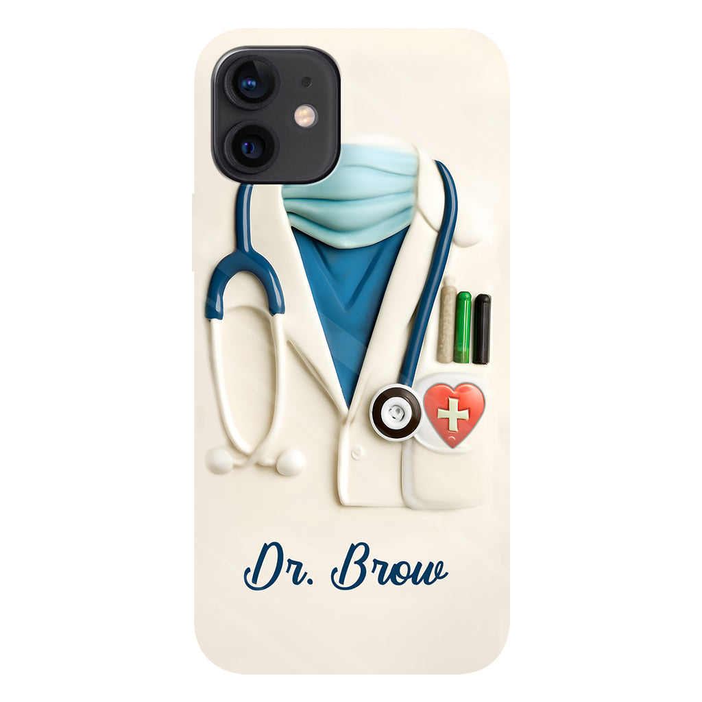 Medical Appreciation Design With Stethoscope - Personalized Full Print Phone Case