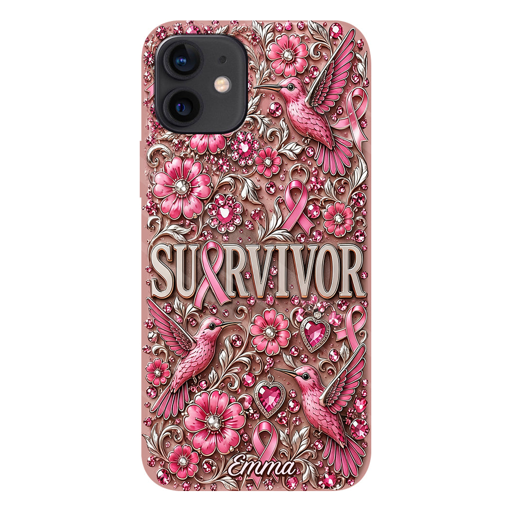 Breast Cancer Awareness - Personalized Breast Cancer Awareness Full Print Phone Case