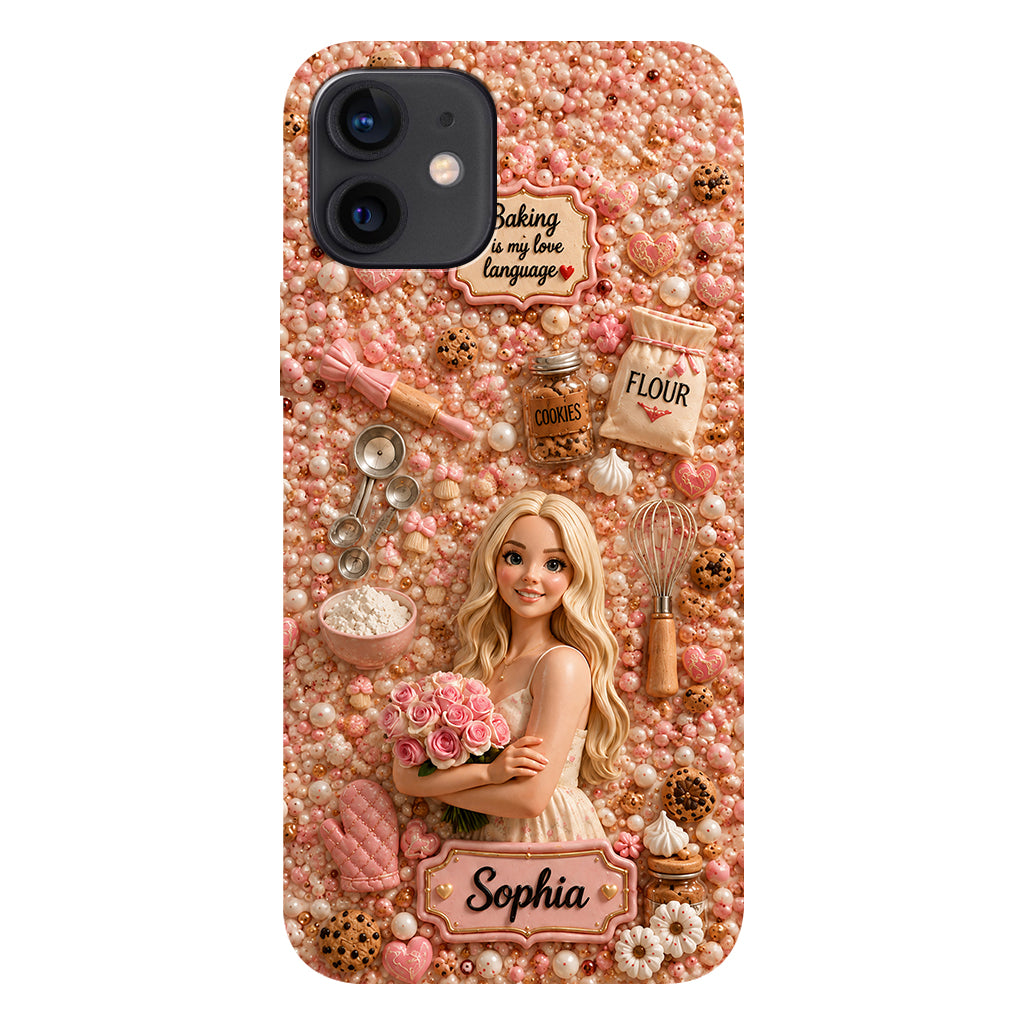 Baking Is My Love Language - Personalized Baking Full Print Phone Case