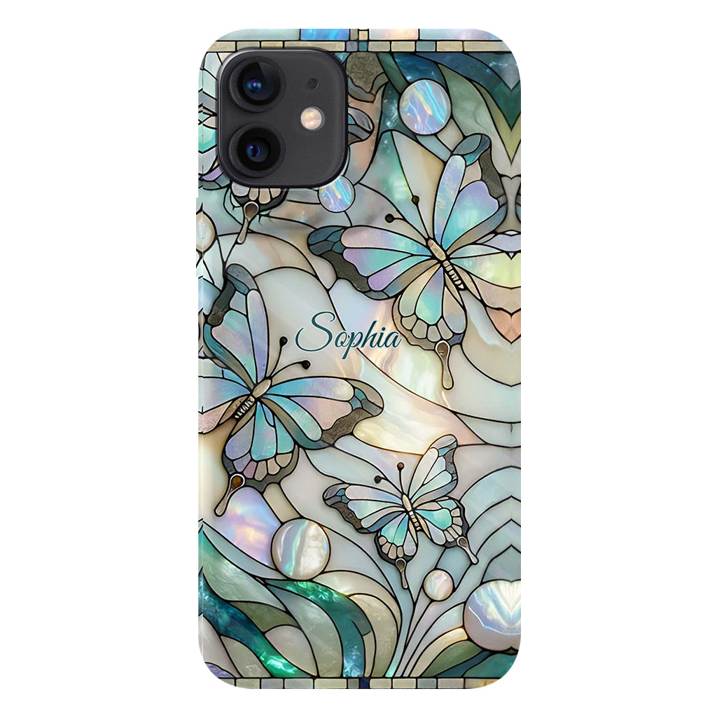 Love Butterflies - Personalized Butterfly Full Print Phone Case