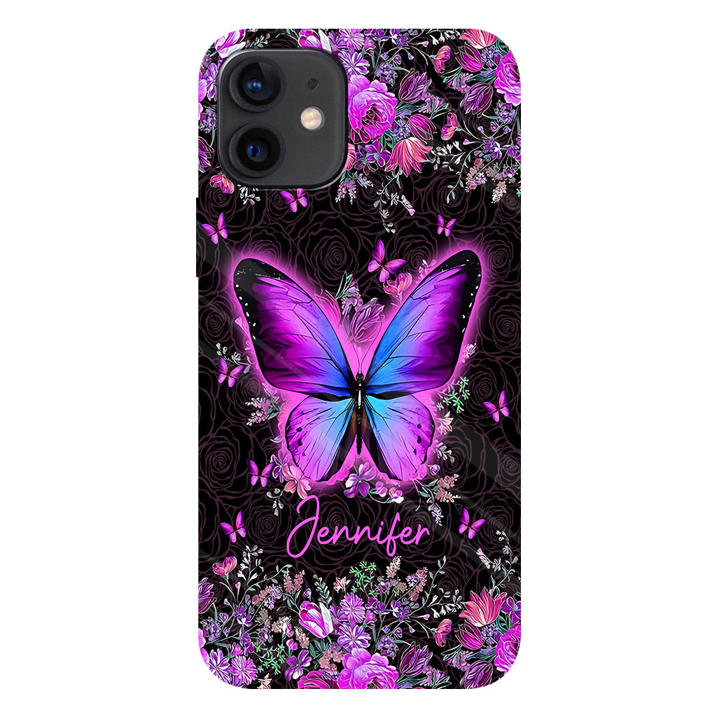 Love Butterflies - Personalized Butterfly Full Print Phone Case