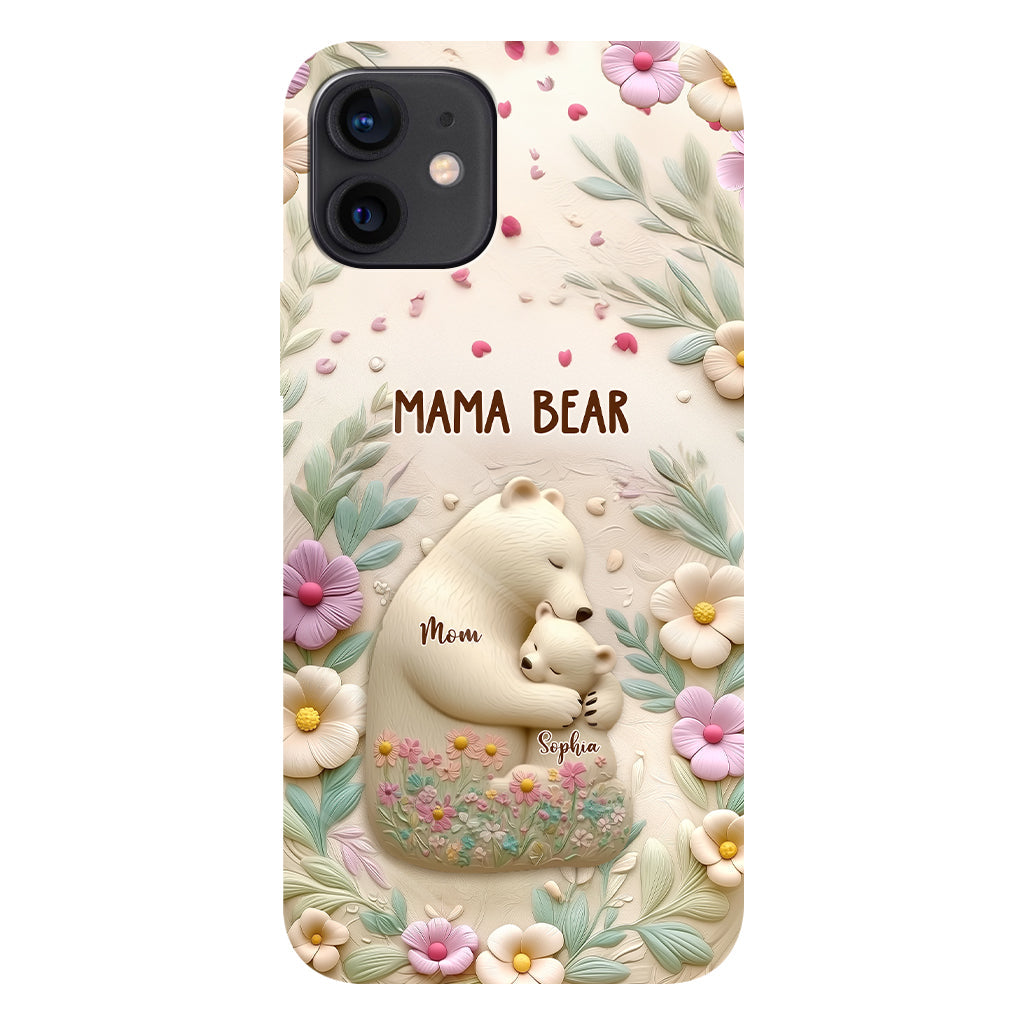 Mama Bär – Personalisierte Handyhülle mit Muttermotiv