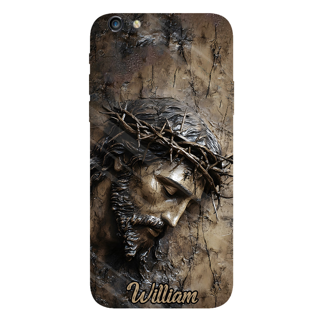 Glaube, Hoffnung, Liebe – Personalisierte Handyhülle mit christlichem Vollbilddruck