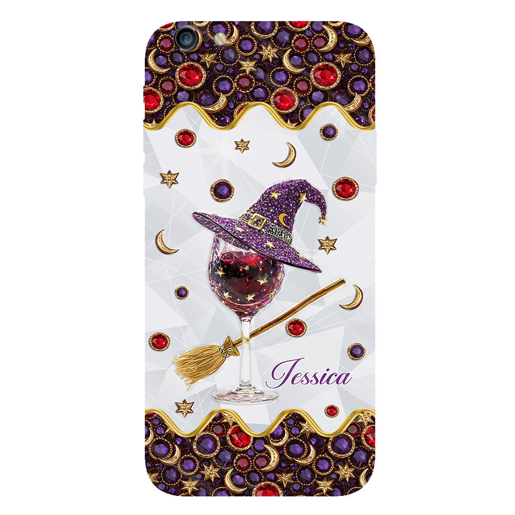 Weinhexe – Personalisierte Handyhülle mit Hexenmotiv
