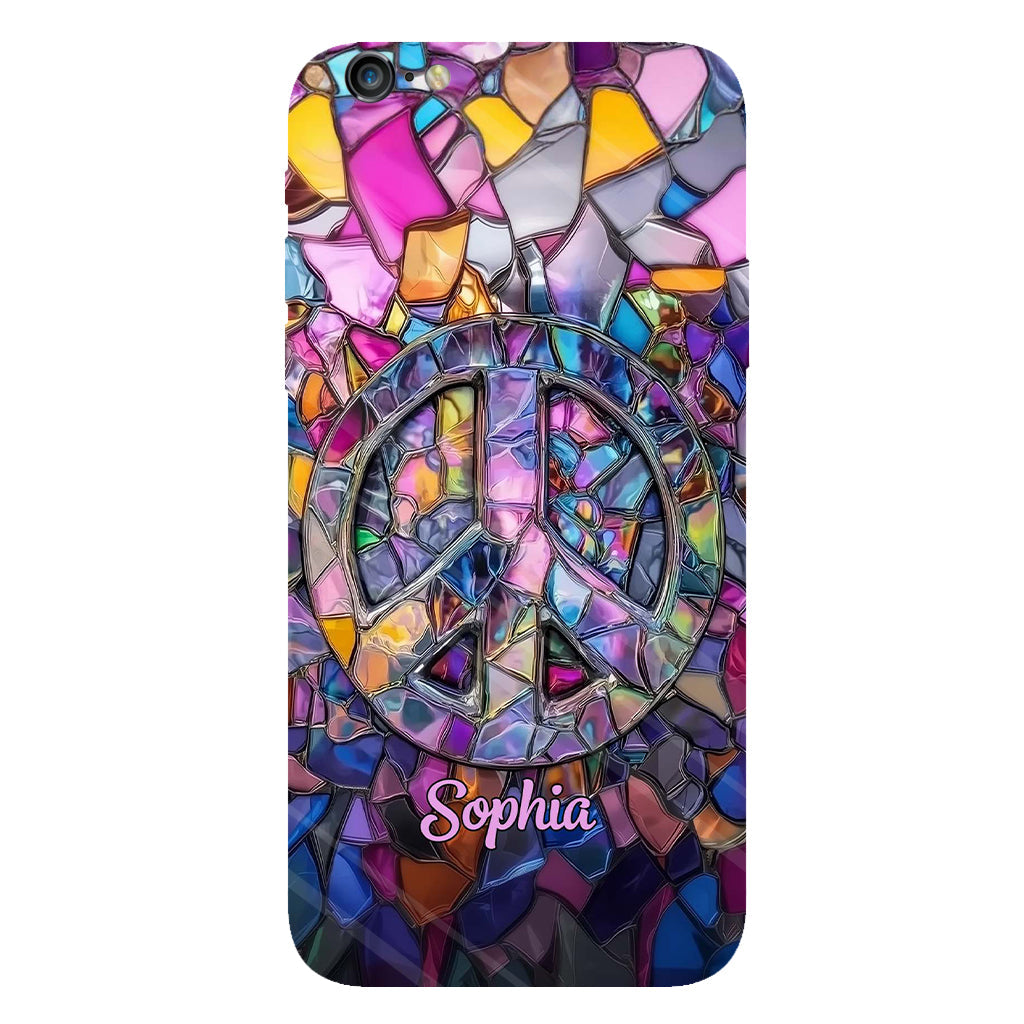 Hippie Soul – Personalisierte Handyhülle mit Hippie-Vollbilddruck